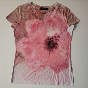 Appropriate Behavior Embellished Short Sleeve T-shirt